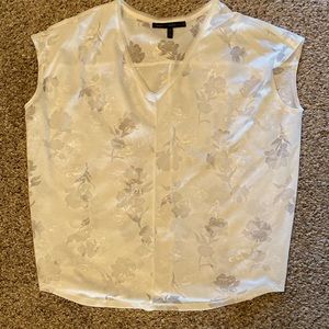 WHBM Top with floral detail